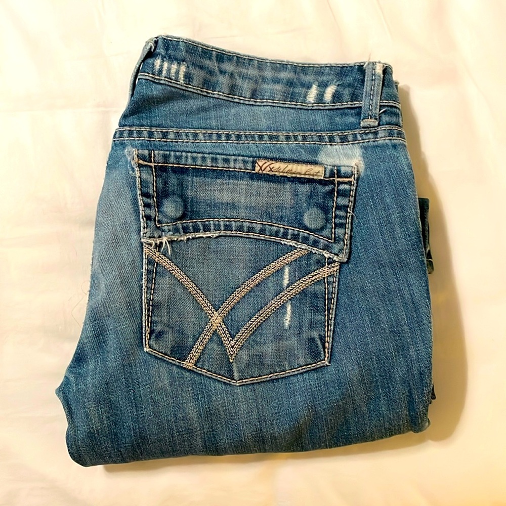 LAST CALL William Rast distressed jeans